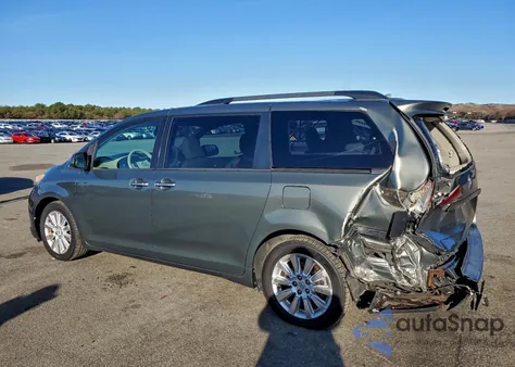 2012 Toyota Sienna Xle из США, поврежденный, VIN 5TDDK3DC8CS043200